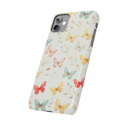 Cute Butterflies  Slim Phone Case - FC-108