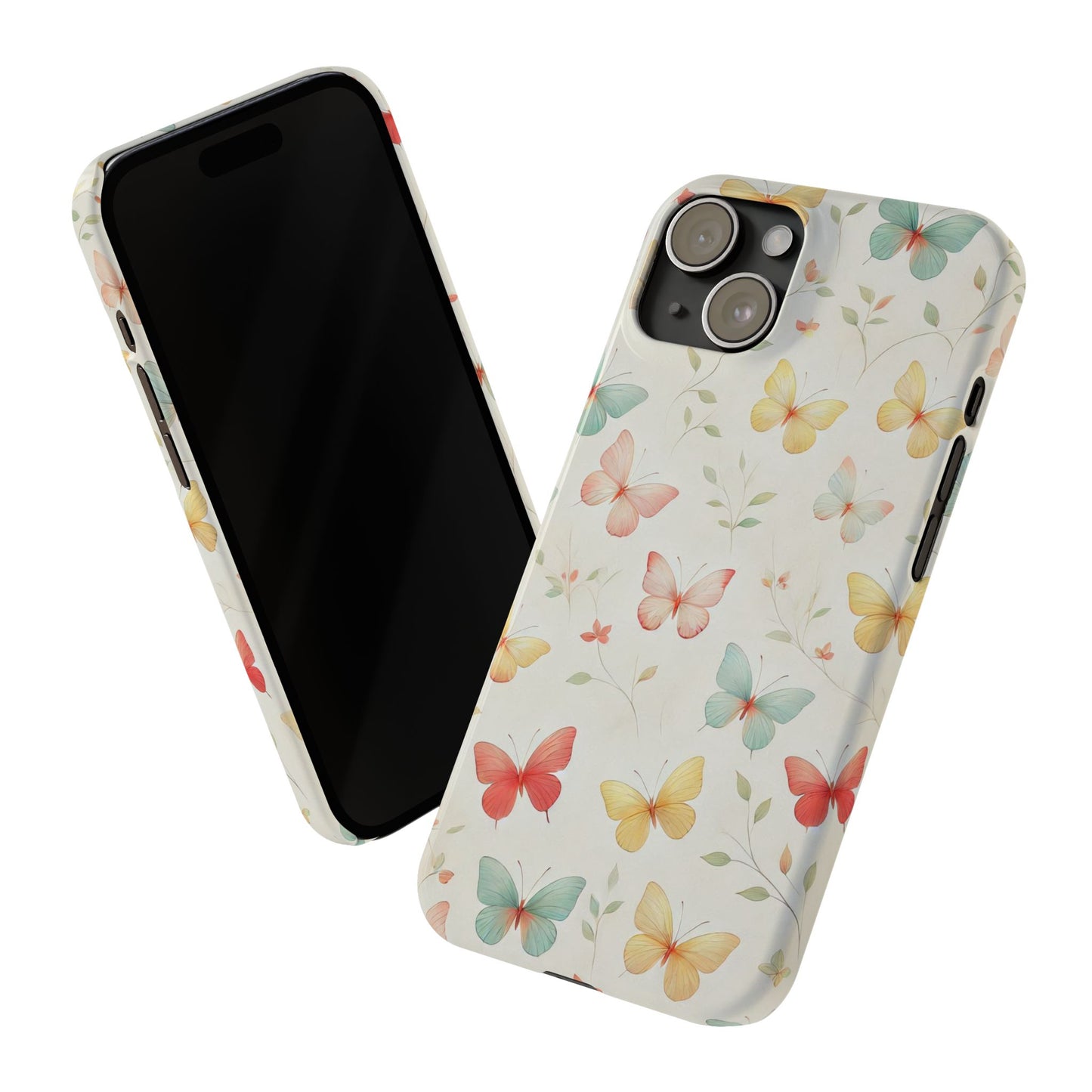 Cute Butterflies  Slim Phone Case - FC-108