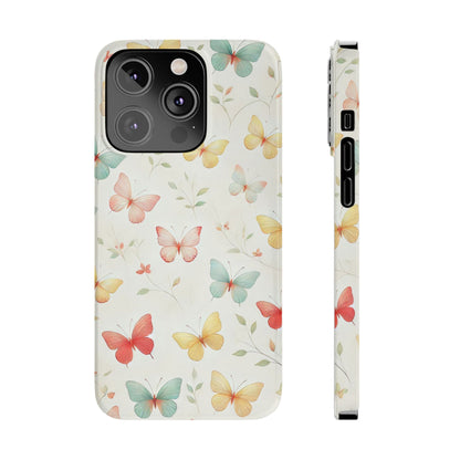 Cute Butterflies  Slim Phone Case - FC-108