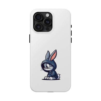 Cute Bunny White Tough Phone Cases