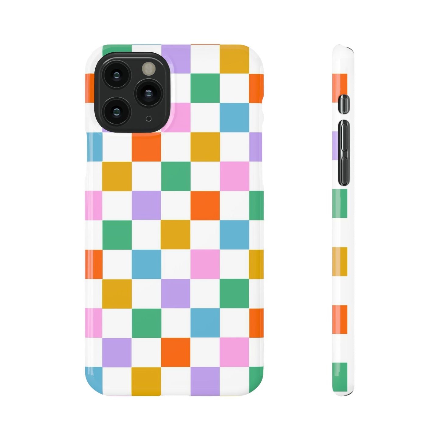 Colorful Checkerboard Slim Cases - FC-115