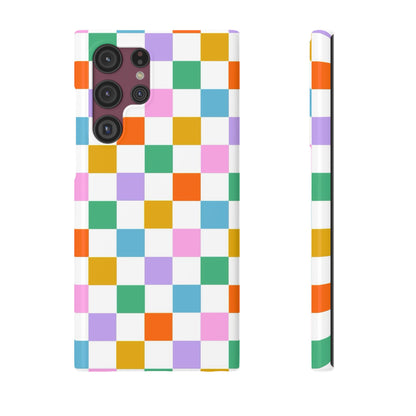 Colorful Checkerboard Slim Cases - FC-115