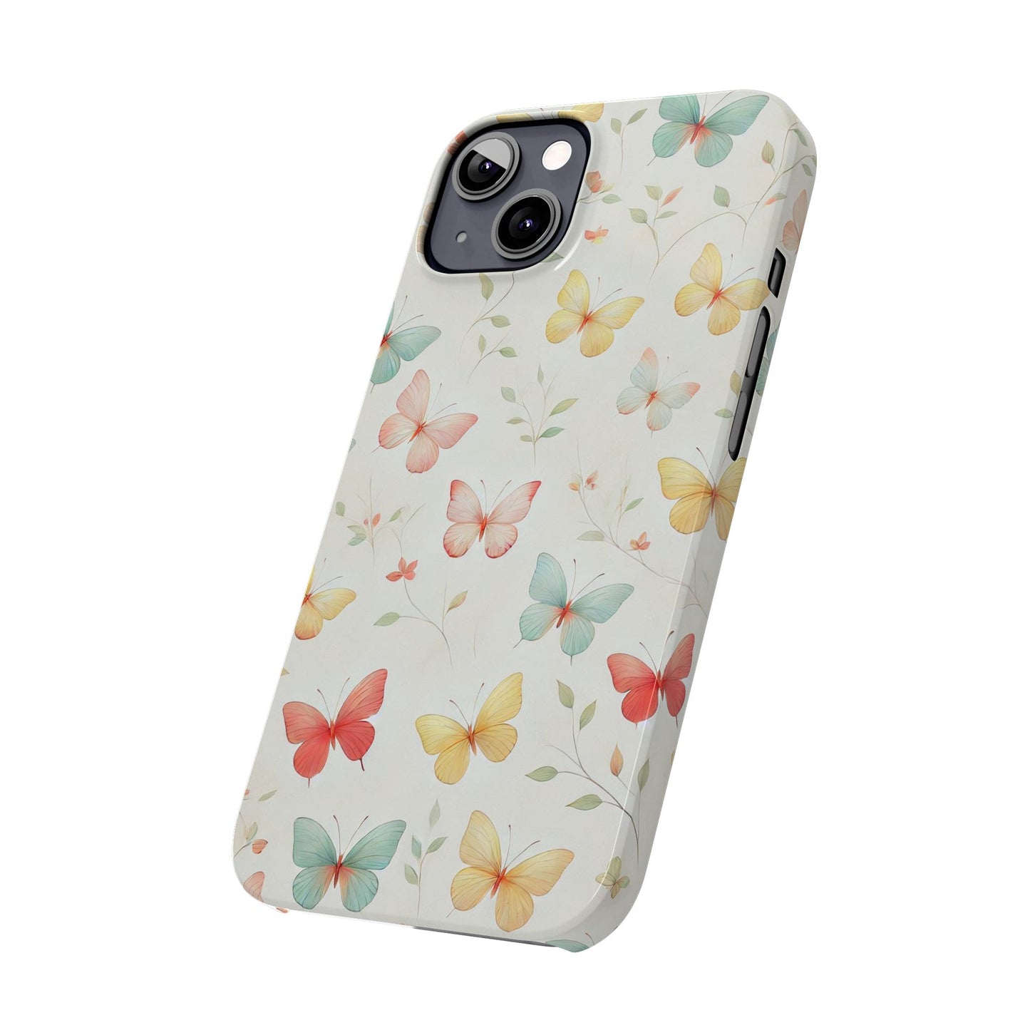 Cute Butterflies  Slim Phone Case - FC-108