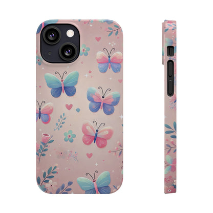 Cute Butterfly Pattern  Slim Phone Case - FC-104