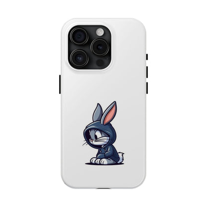 Cute Bunny White Tough Phone Cases