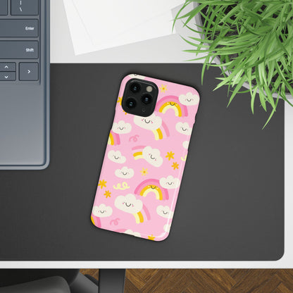 Pink Rainbow Slim Cases - FC-117