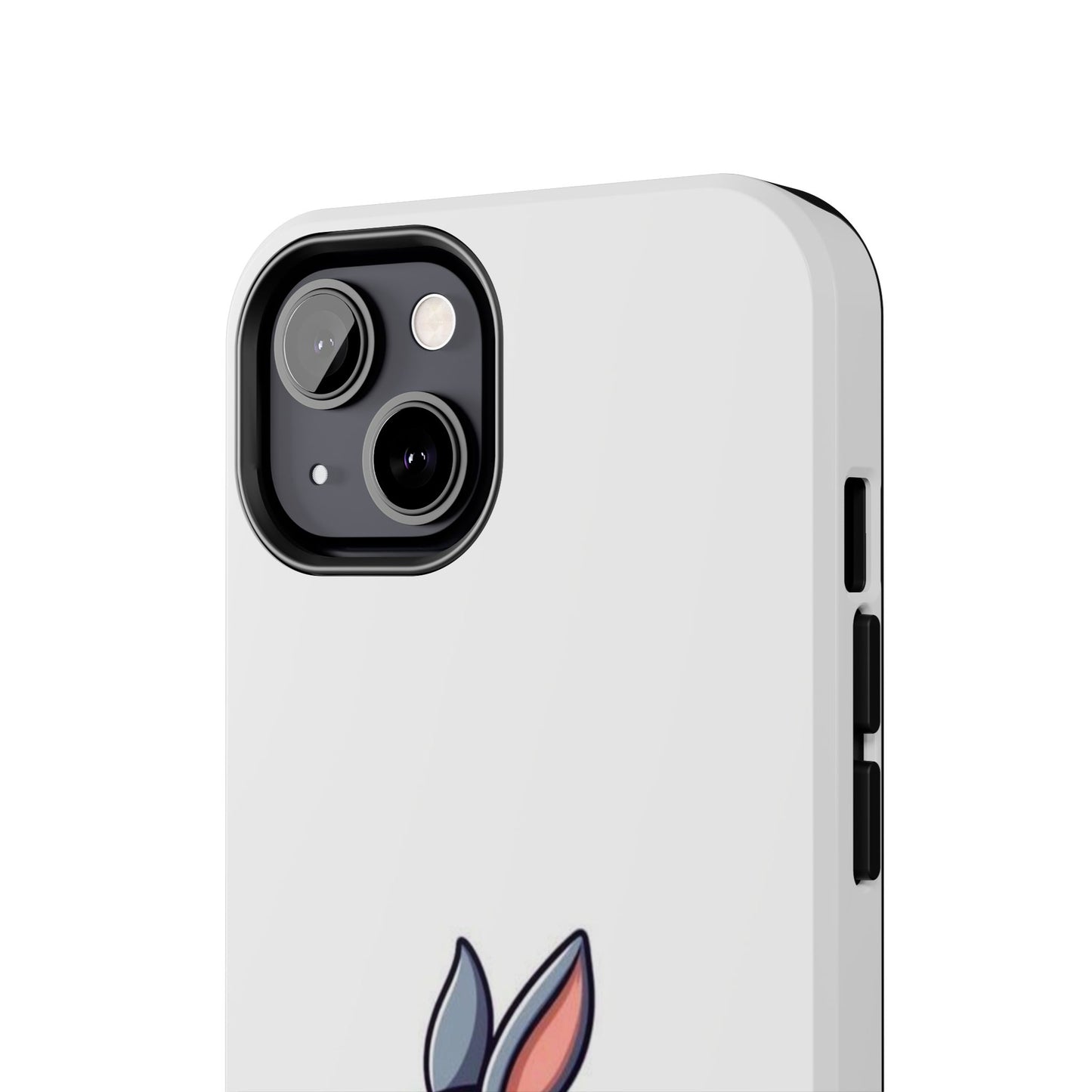 Cute Bunny White Tough Phone Cases