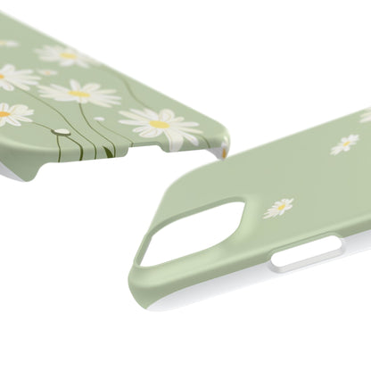 Daisy pastel green Slim Cases - FC-119