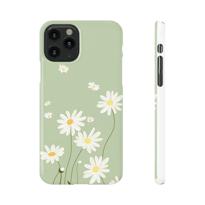 Daisy pastel green Slim Cases - FC-119