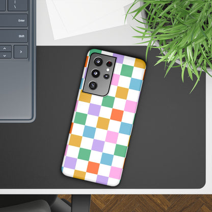 Colorful Checkerboard Slim Cases - FC-115