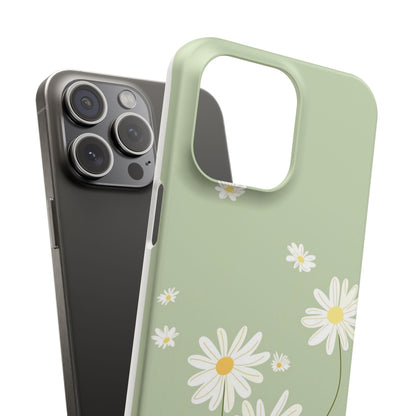 Daisy pastel green Slim Cases - FC-119