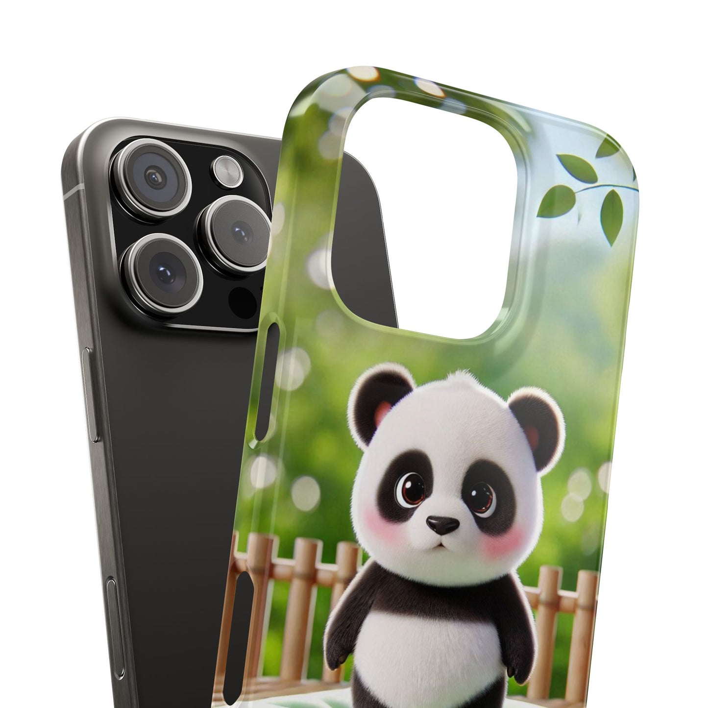 Panda  Slim Phone Case - FC-107