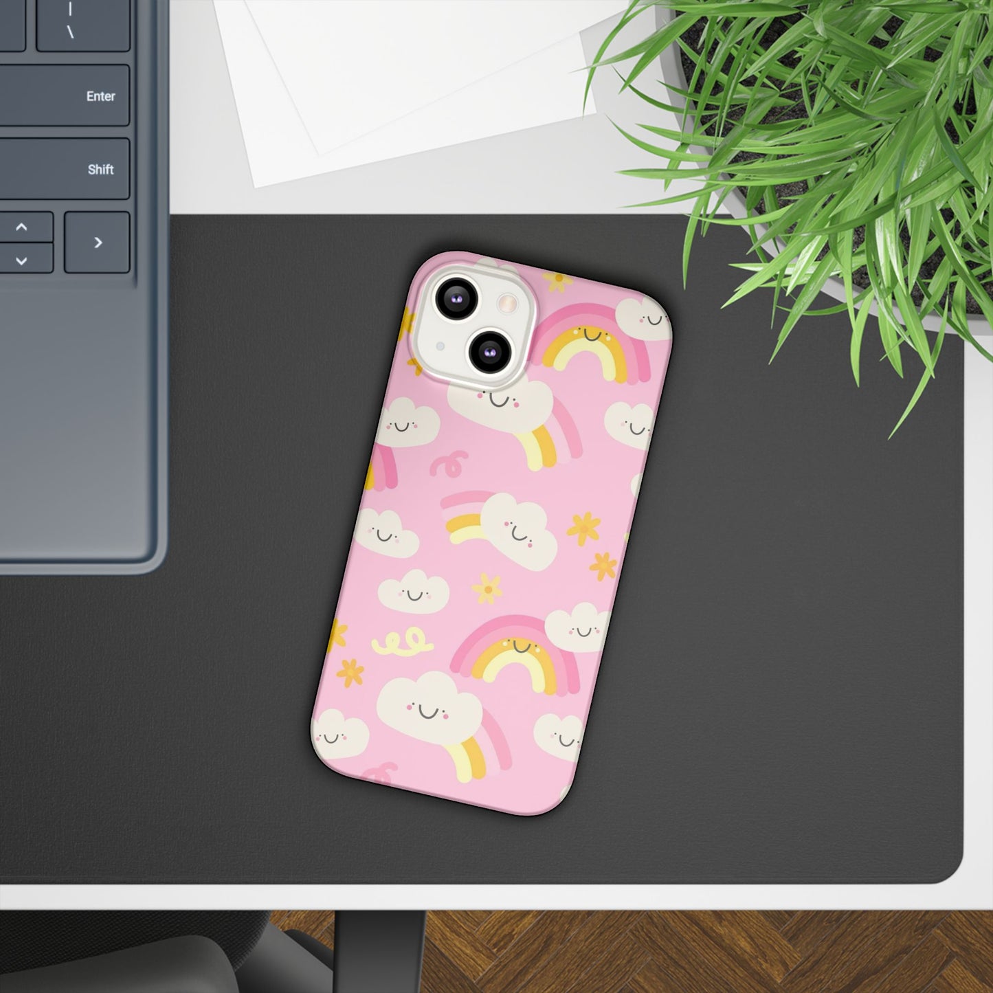 Pink Rainbow Slim Cases - FC-117