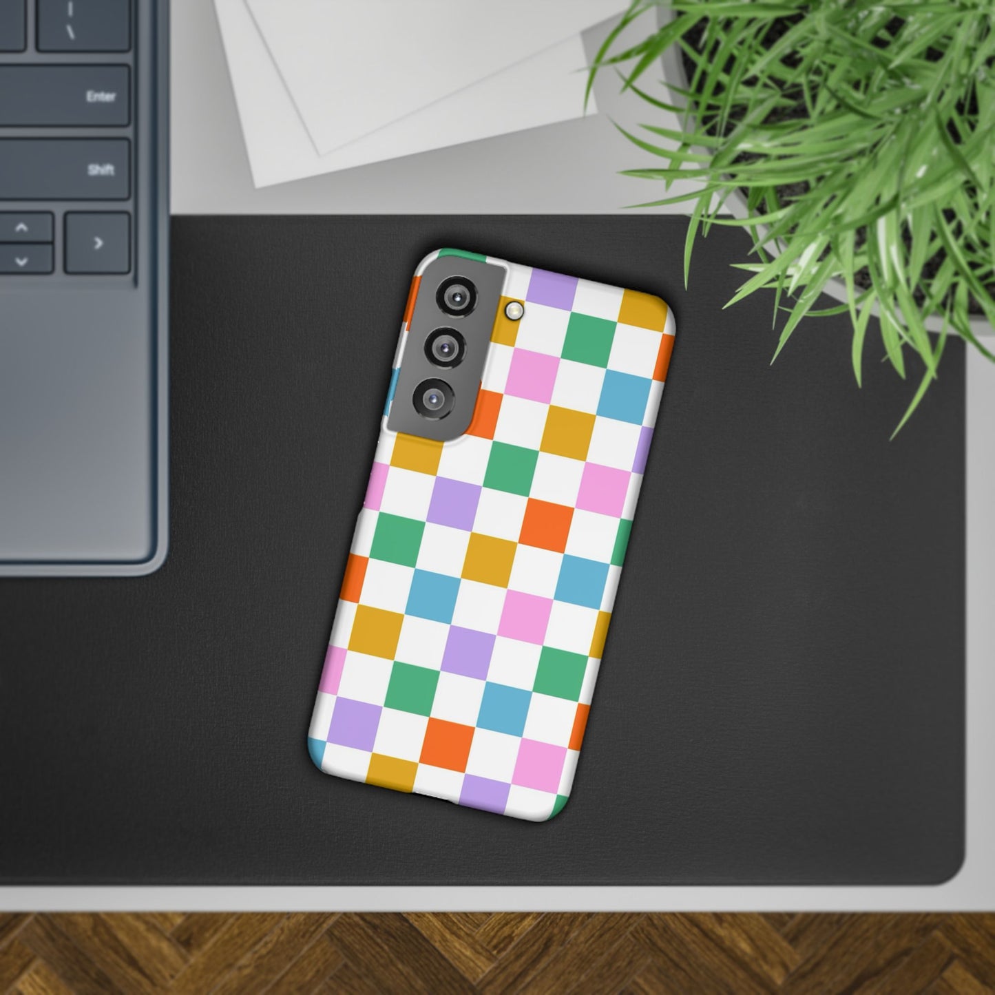 Colorful Checkerboard Slim Cases - FC-115