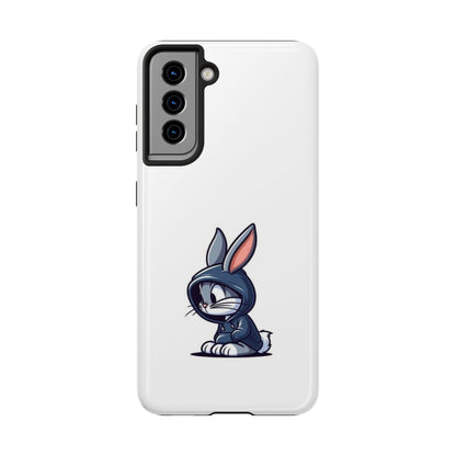 Cute Bunny White Tough Phone Cases