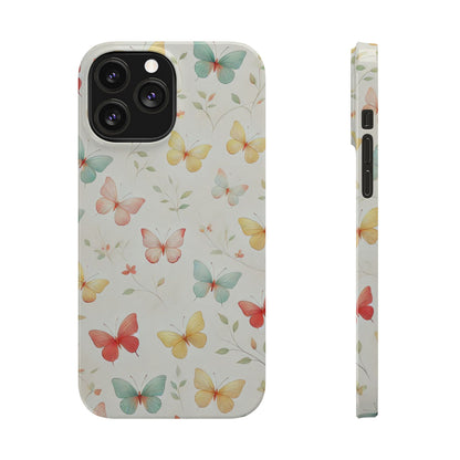 Cute Butterflies  Slim Phone Case - FC-108