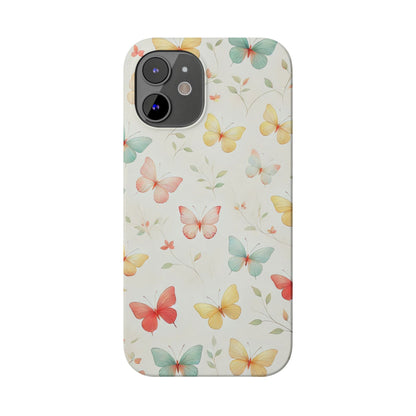 Cute Butterflies  Slim Phone Case - FC-108