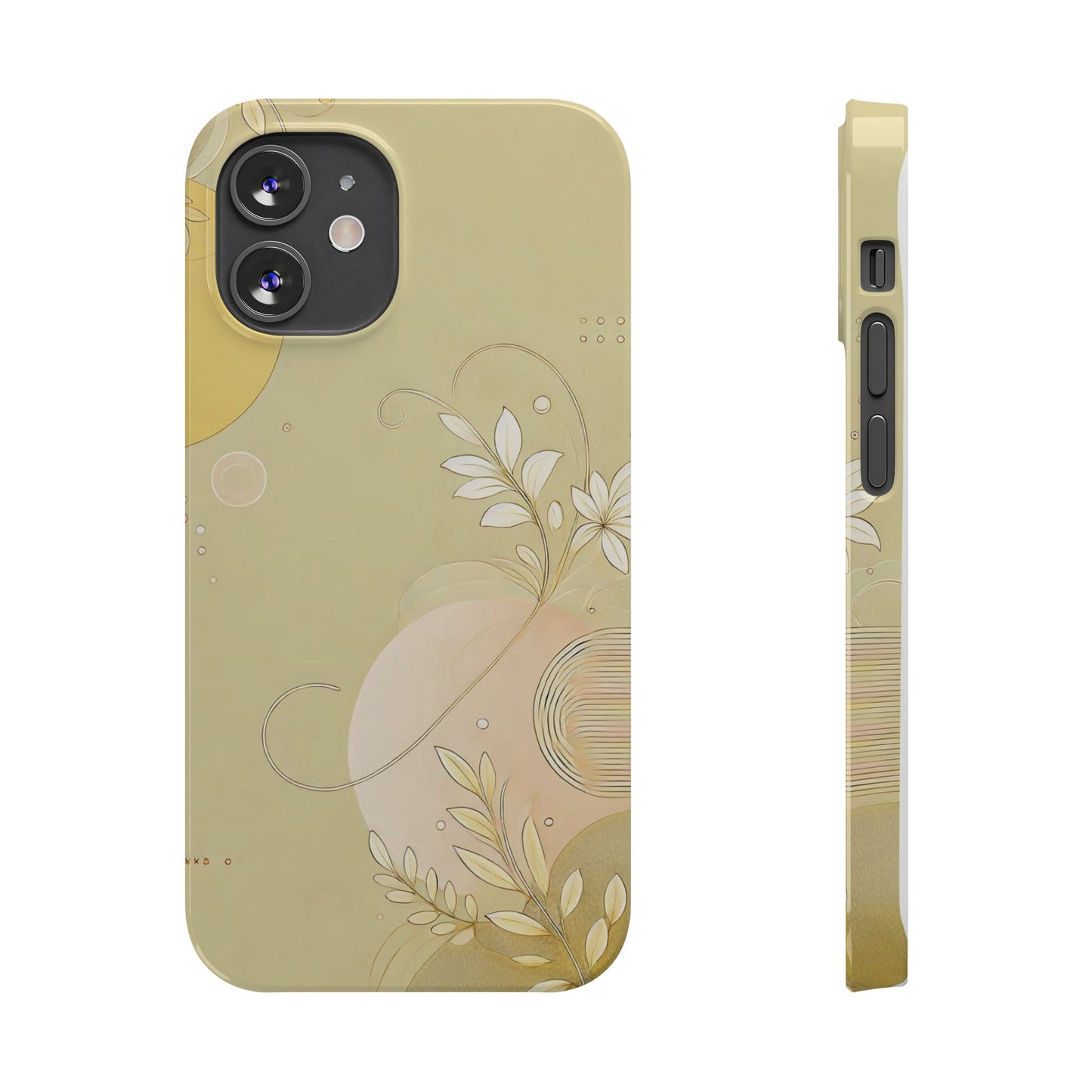 Yellow Asthetic  Slim Phone Case - FC-104