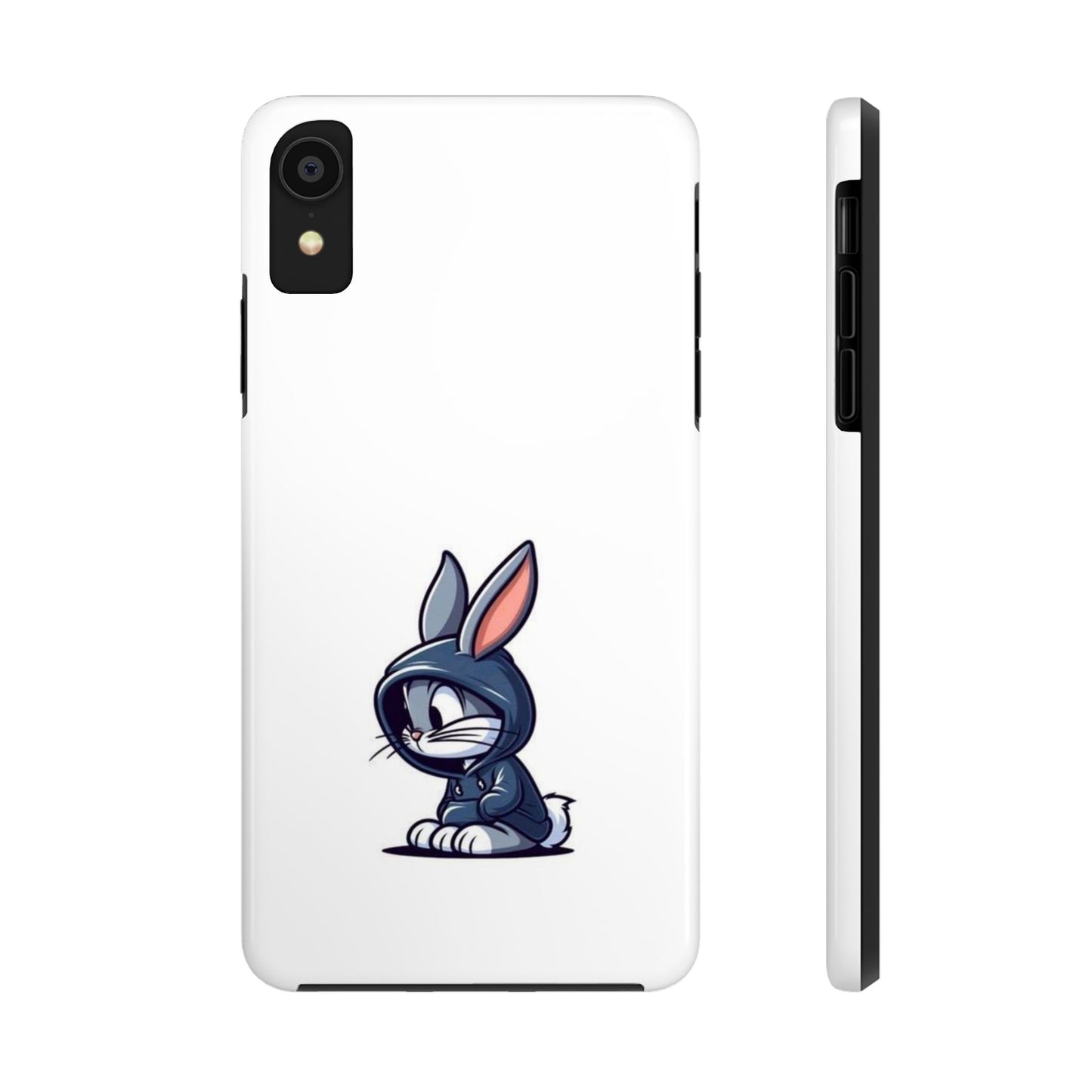 Cute Bunny White Tough Phone Cases