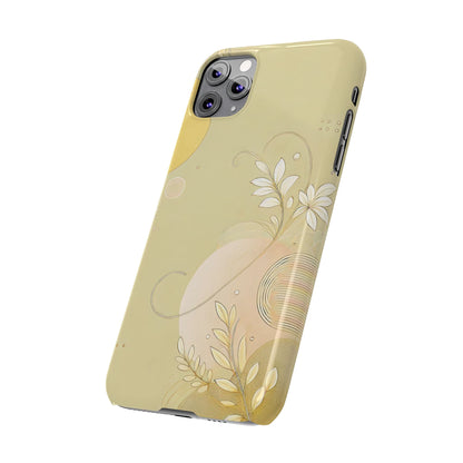 Yellow Asthetic  Slim Phone Case - FC-104