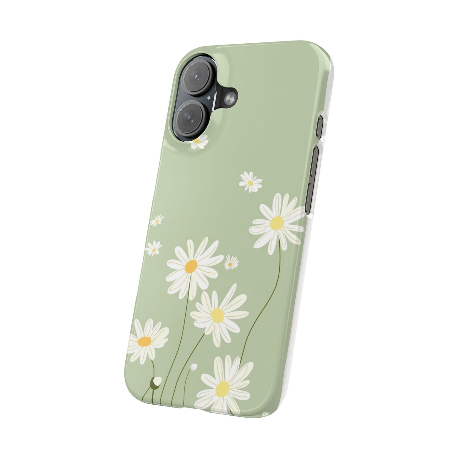 Daisy pastel green Slim Cases - FC-119